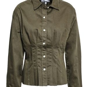Current/Elliott The Tella Shirt-Army Green